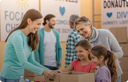 Helping a Family and Charity